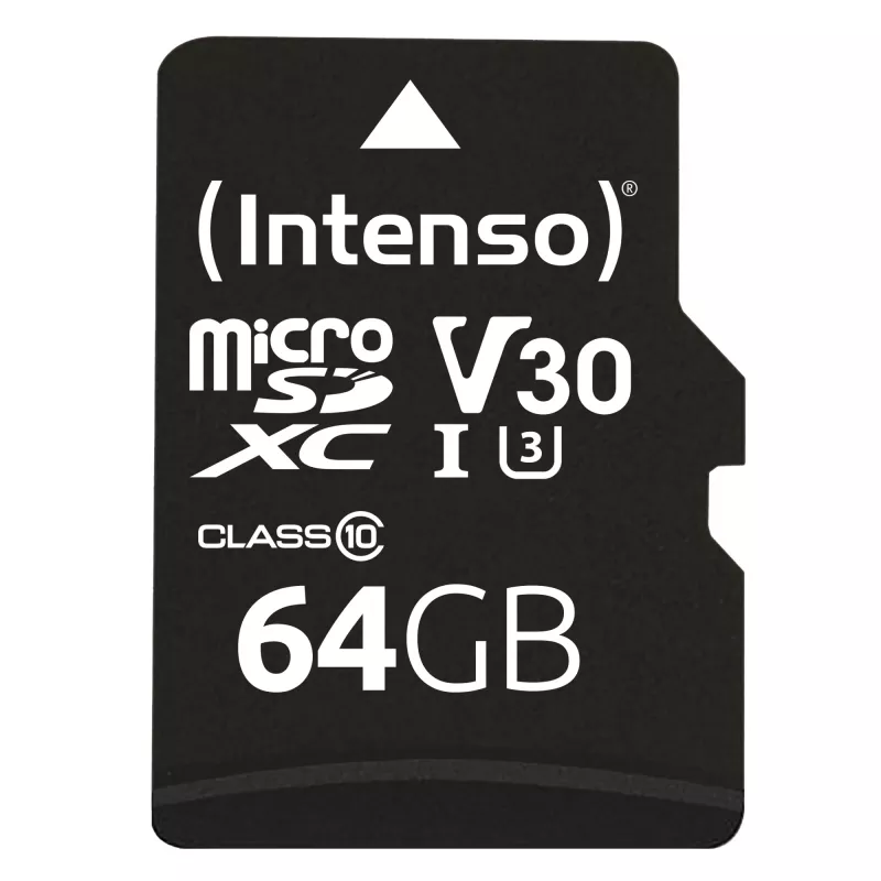 Tarjeta de memoria Intenso 64 GB MicroSDXC UHS-I Class 10 3433490