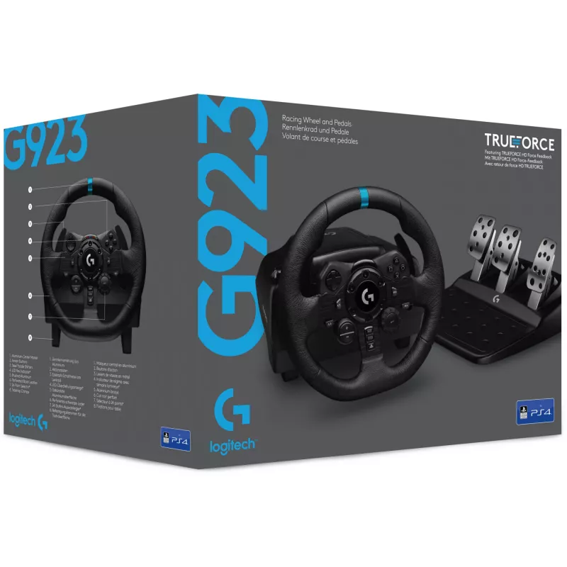 Logitech G G923 SE negro USB 2.0 volante + pedales + joystick PC, PlayStation 4, PlayStation 5 (991-000531)