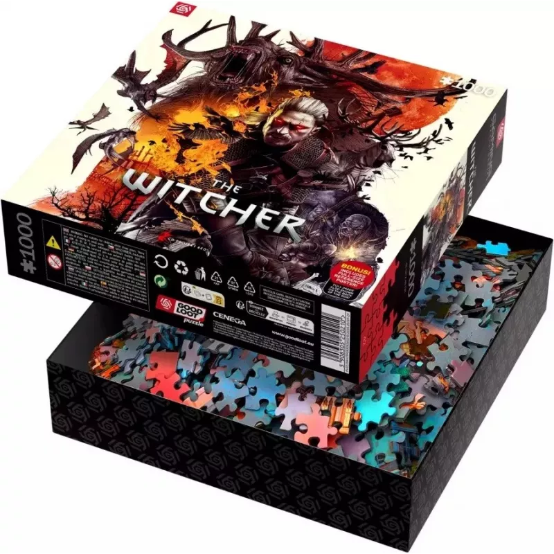 Puzle Good Loot Gaming Puzzle: The Witcher Monsters, 1000 piezas