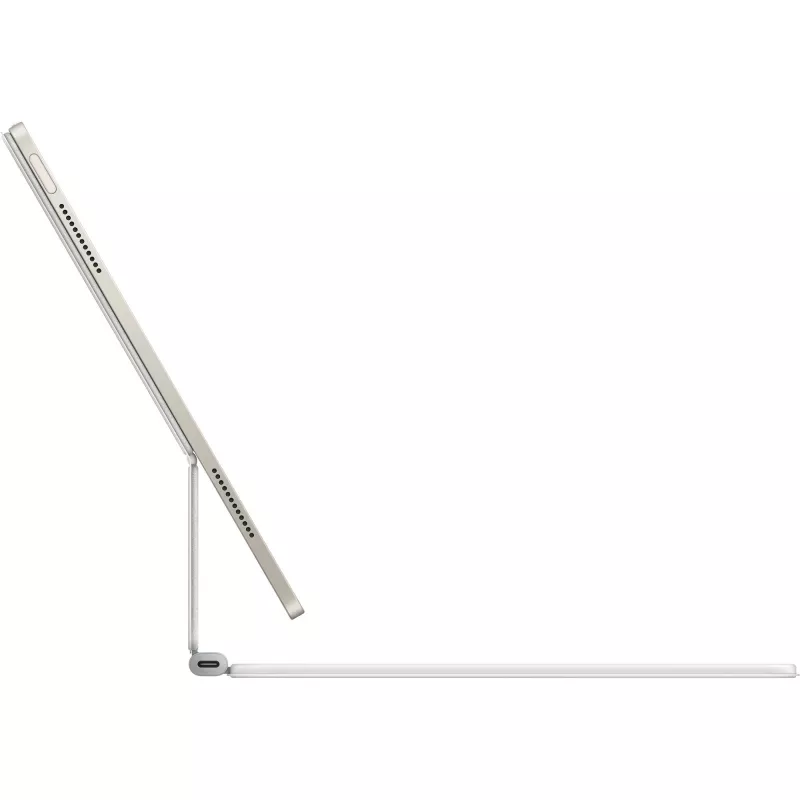 Teclado Apple Magic QWERTY US English blanco con trackpad