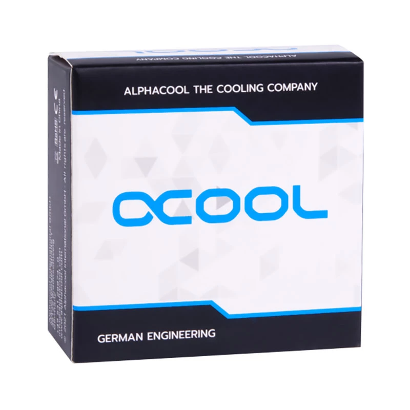 Alphacool ES D-Plug 25,5 mm G1/4 AG a G1/4 AG - Deep negro (17580)