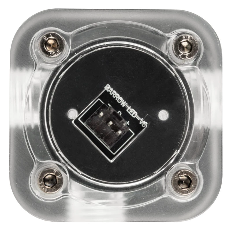 Medidor de caudal Barrow SLFV2-RGB B – Sensor de caudal ARGB, negro