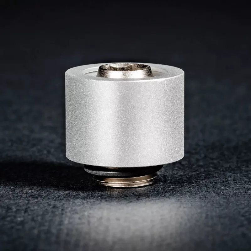 Conector de tubo OPTIMUS Optimus Flex conexión 16/10 mm, aluminio, plata