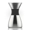 Cafetera de cold brew Asobu PourOver negra, plateada