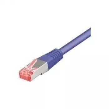 Tecline - cable de parcheo - RJ-45 (M) a RJ-45 (M) - 1,5 m - SFTP, PiMF - CAT 6 - libre de halógenos, sin lengüeta - violeta (715015V)
