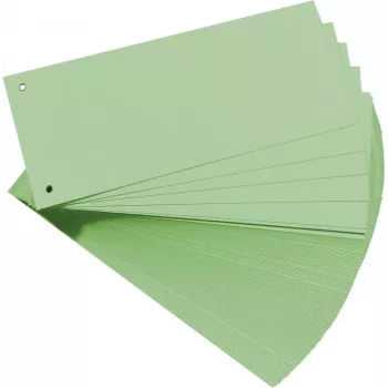 Separadores Herlitz 10843506 de cartón, verde, 100 uds.