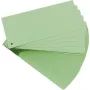 Separadores Herlitz 10843506 de cartón, verde, 100 uds.