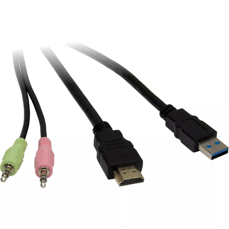 Conmutador KVM Inter-Tech IPC AS-22HUS 2 puertos USB