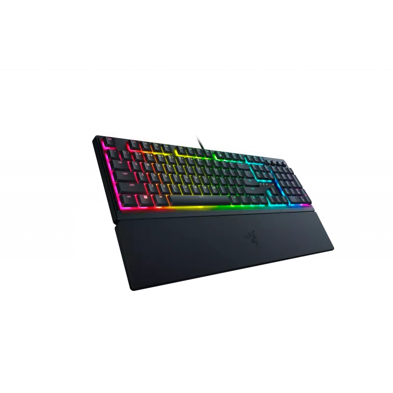 Teclado gaming con cable Razer Ornata V3 – híbrido membrana-mecánico, iluminación LED RGB, USB
