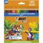 Lápices de colores BIC Kids Smooth 24 colores set