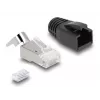 Conector de cable DeLOCK 66903 RJ-45 negro metálico conector macho 25 uds.