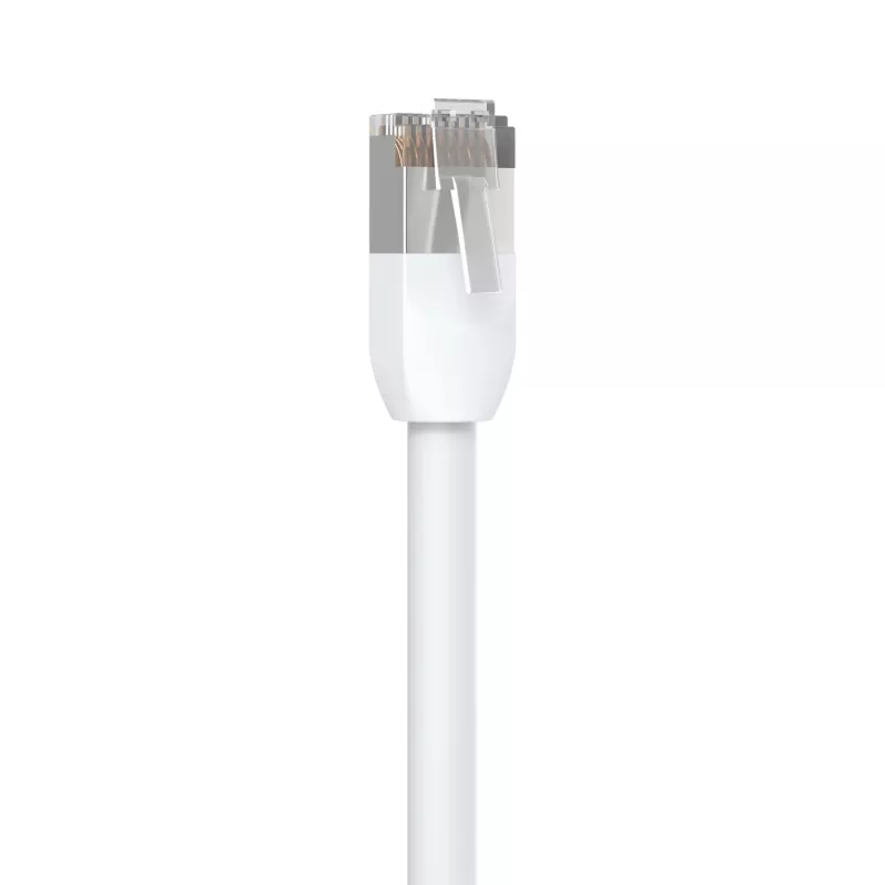 Cable de red UBIQUITI UACC-CABLE-PATCH-OUTDOOR-1M-W Cat5e RJ-45 a RJ-45, 1 m, blanco, S/UTP, cubierta TPE