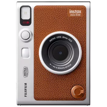 Cámara Instax mini EVO marrón