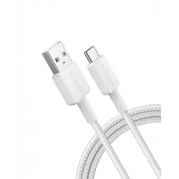 Cable USB Anker 322 1,8 m USB A USB C Blanco