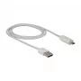 Cable USB DeLOCK 1 m USB 2.0 USB A Micro-USB B blanco
