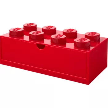 Cajón de escritorio LEGO 8, marca LEGO, rojo