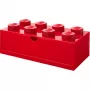 Cajón de escritorio LEGO 8, marca LEGO, rojo