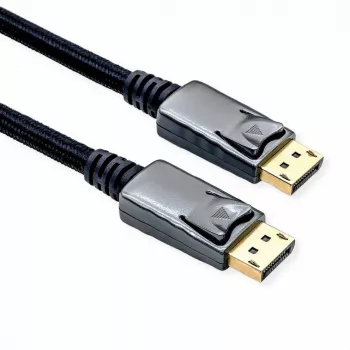 Cable DisplayPort ROLINE 11.04.5868 3 m negro plata