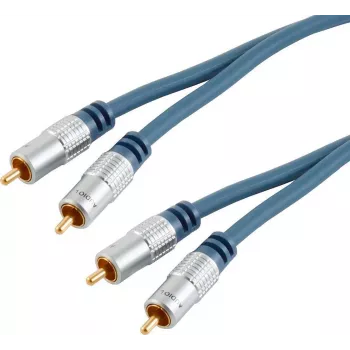 Cable de audio ShiverPeaks 40103MHQ, 2 hilos, conector macho recto, 3,0 m