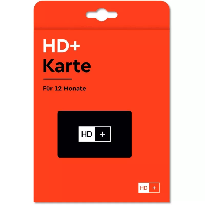 HD plus tarjeta HD+ incl. 12 meses de paquete de canales HD+