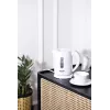 Mesko Hervidor de agua | MS 1376 | Eléctrico | 850 W | 0,8 L | Plástico | Base giratoria 360° | Blanco