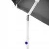 Sombrilla de jardín plegable Extralink Black Forest 2 m, gris