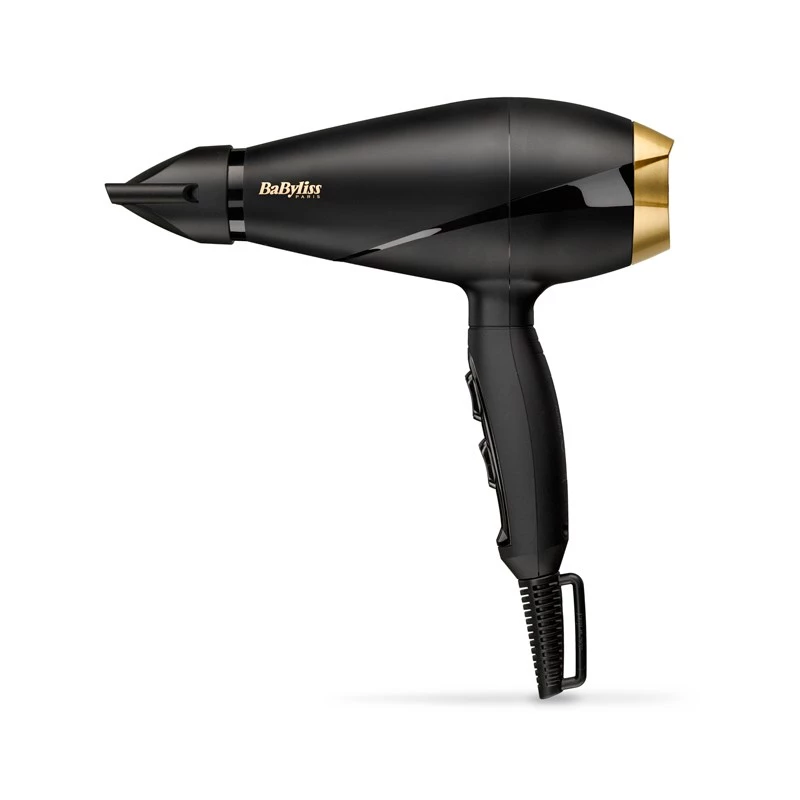 Secador de pelo BaByliss 6704E 2000 W negro, oro