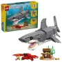 LEGO CREATOR 3 EN 1 31381 Tiburón aterrador con un cofre del tesoro