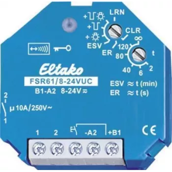 Interruptor de relé Eltako FSR61/8-24V UC 8A 24V