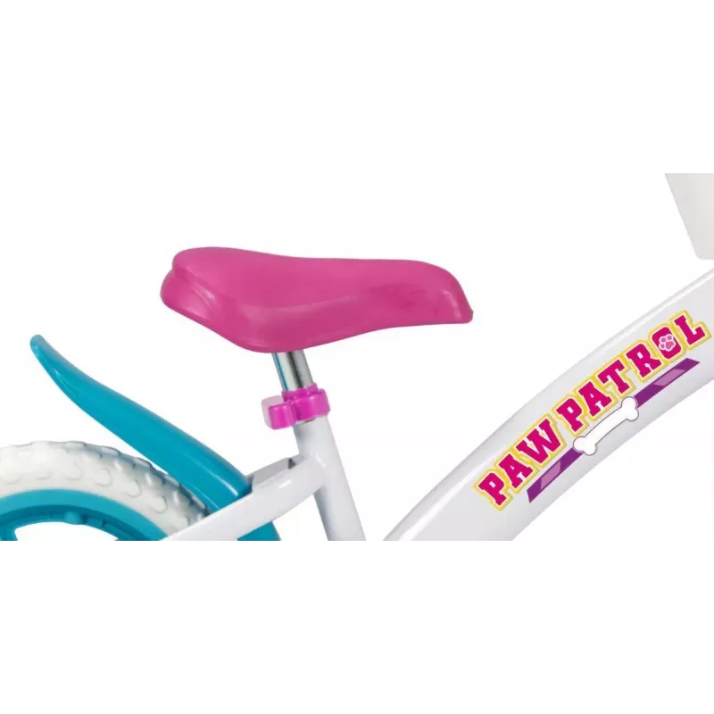 Bicicleta infantil TOIMSA 12 inch Paw Patrol blanca 1281 niña
