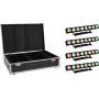 Foco de panel LED EUROLITE PMB-8 COB QCL 30W — pack de 4