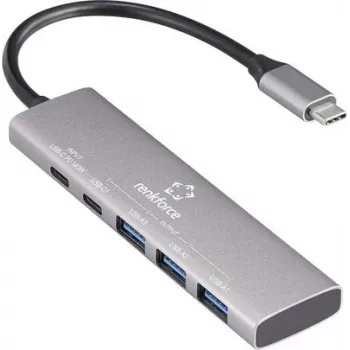 Hub USB Renkforce RF-USBH-300 5 puertos USB 3.2 Gen 1 3.0 gris (RF-6676604)