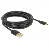 Cable USB DeLOCK 83669 USB 2.0 4 m USB A USB C negro