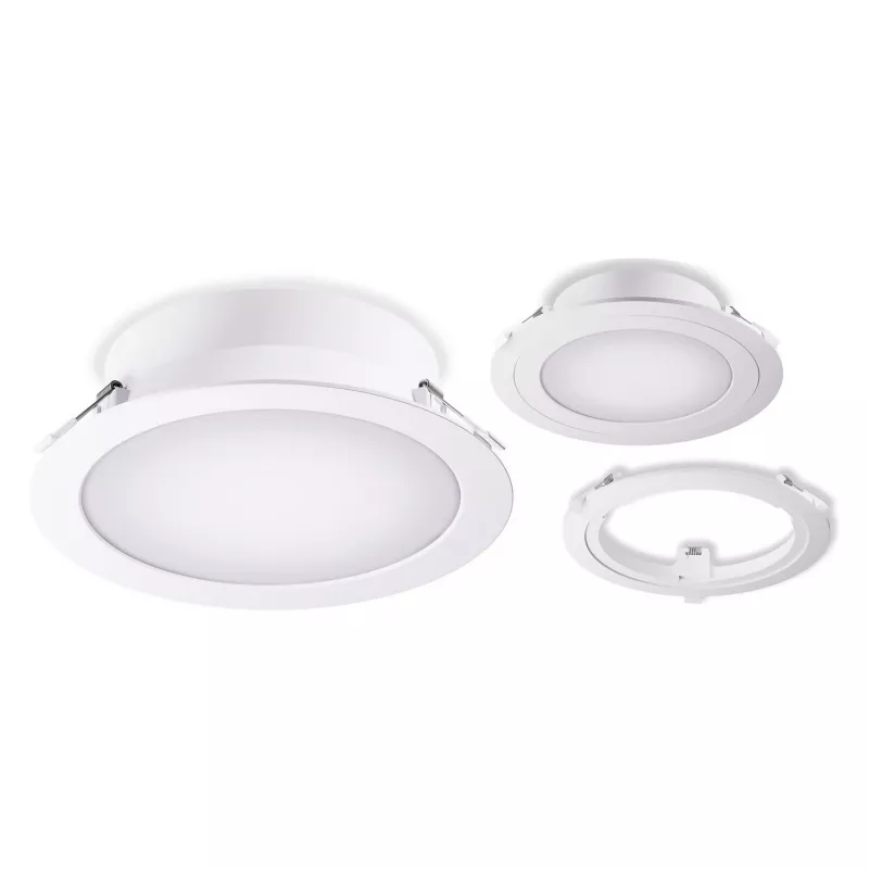 Downlight Steinel RS PRO DL 200 SC HF Sensor 18W, temperatura de color ajustable 3000K/4000K/6500K