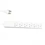 Regleta de enchufes Garbot 24155124-3EE 3 m 6 tomas de CA para interior blanco
