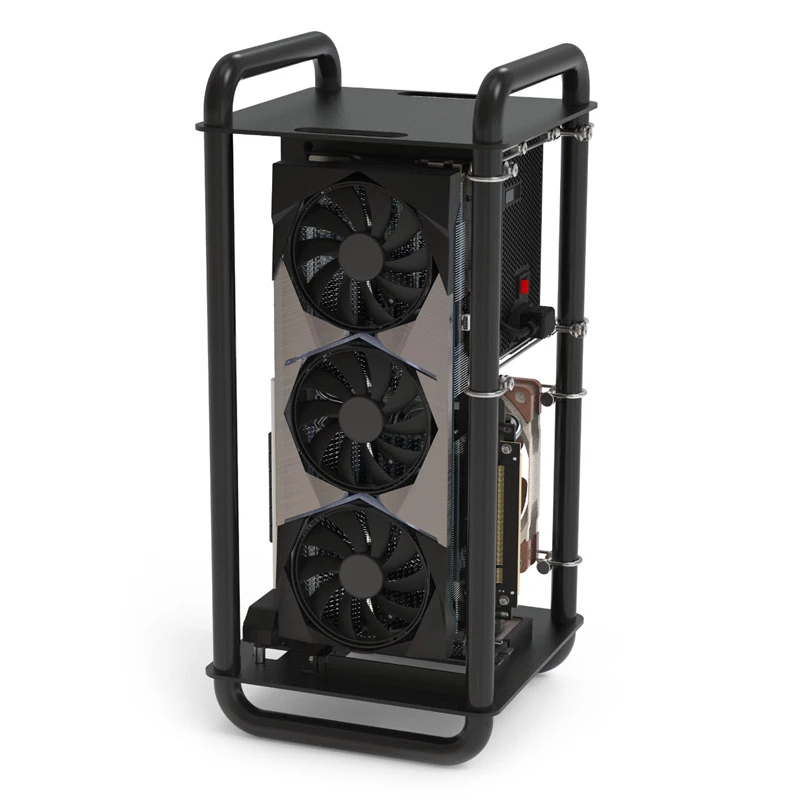 Caja Mini-ITX Streacom DA6 - negra (ST-DA6B)