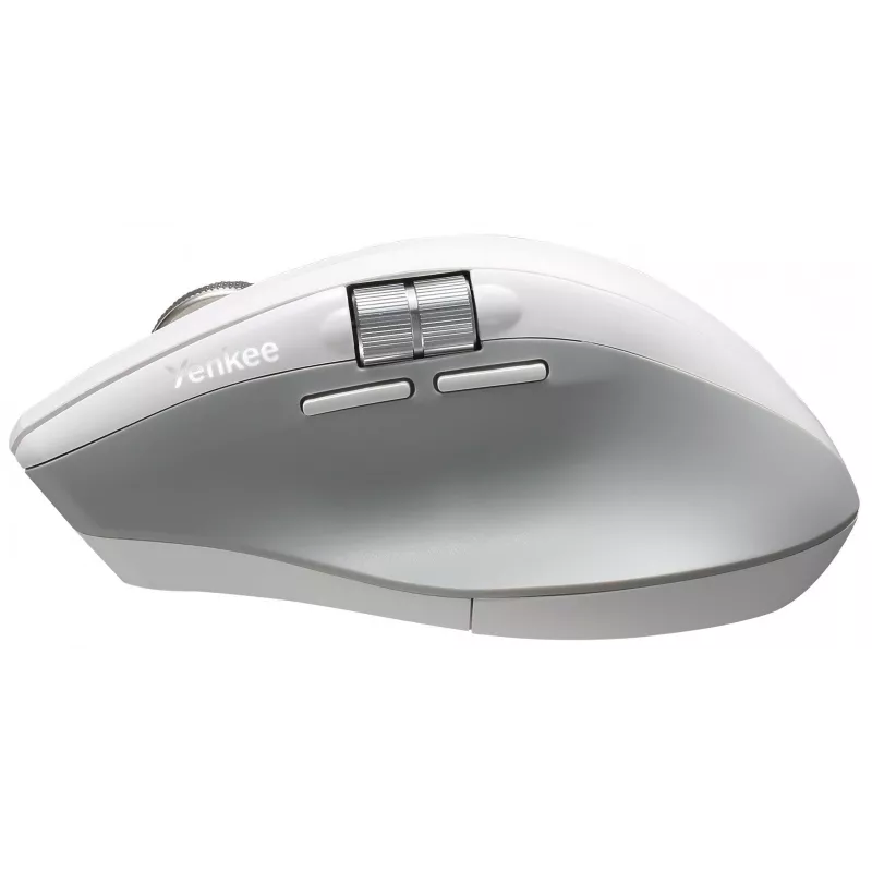 Ratón inalámbrico YENKEE 2095WH SPIN DUAL Smart Flying Scroll