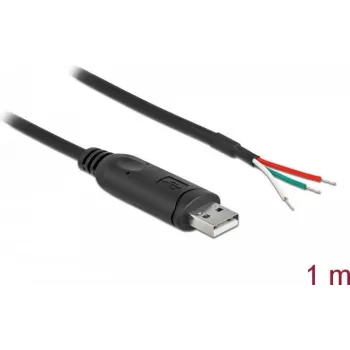 Cable adaptador USB 2.0 Type-A a serie RS-232 DeLOCK 62930