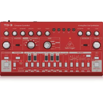 Sintetizador analógico Behringer TD-3-RD Rojo 9V DC