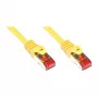 Cable de red Alcasa 0,25 m Cat. 6 S/FTP amarillo