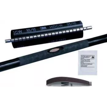 3M HDCW-80/25-250, Tubo termorretráctil, Negro, 25 cm, 9,3 cm, 1 ud., 2,5 cm