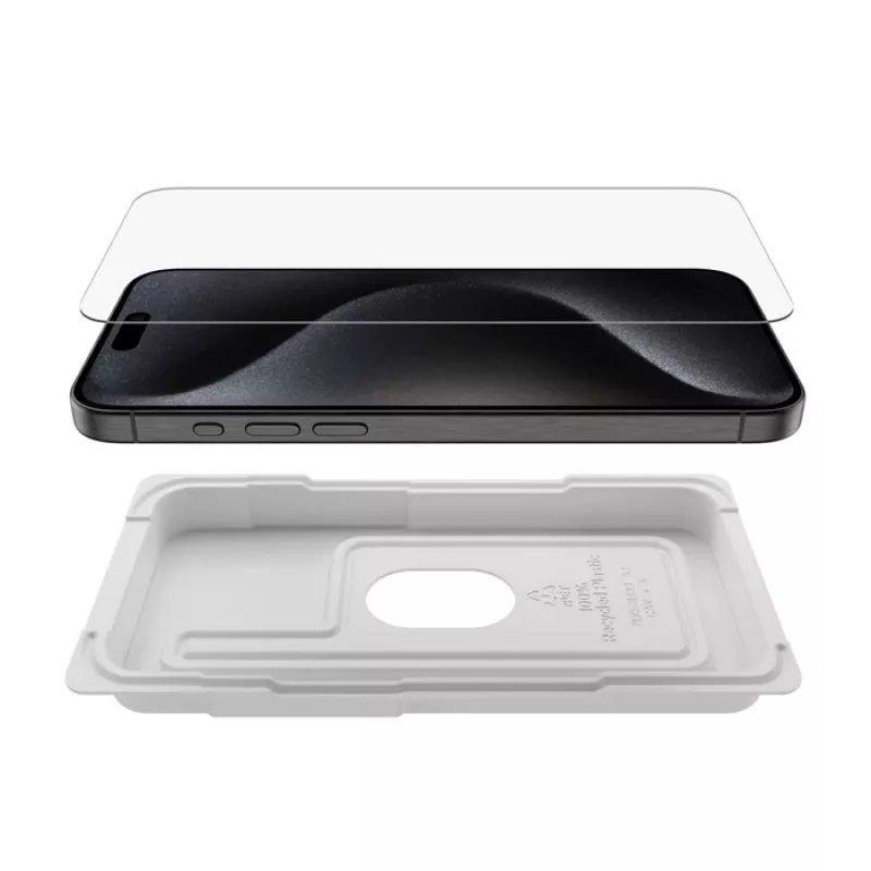 Protector de pantalla Belkin ScreenForce iPhone 16 Pro Max antibacteriano resistente a golpes y rayaduras