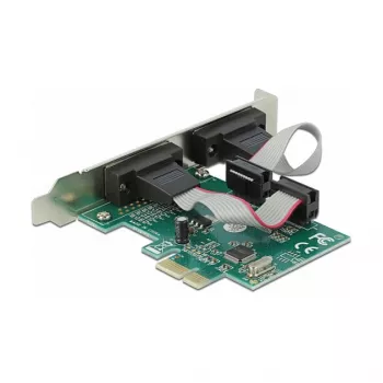 Tarjeta DeLOCK PCI Express x1 a 2 x serie RS-232