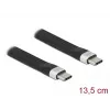 Cable plano FPC USB Type-C a USB Type-C DeLOCK 85770