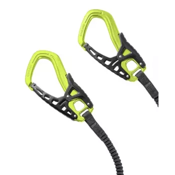 Arnés anticaídas y cinta de sujeción Edelrid Kabel COMFORT TRI — negro/verde, 532 g, peso mínimo del usuario 40 kg