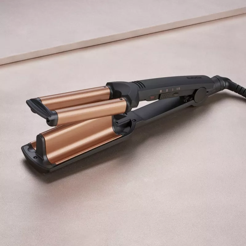 BaByliss Deep Waves rizador Warm Black, Orange 98,4 (2,5 m)