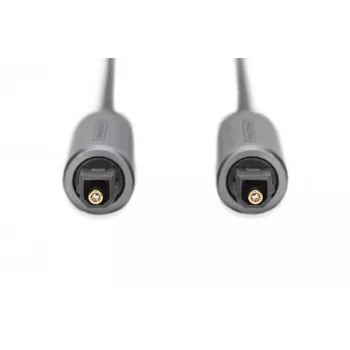 Cable de conexión Toslink Digitus 3 m conector a conector dorado