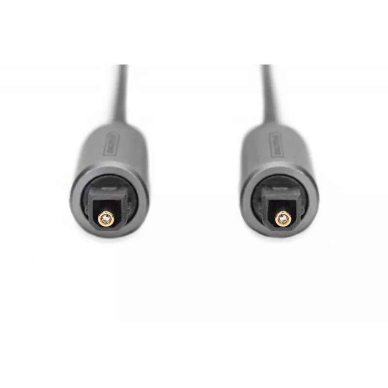 Cable de conexión Toslink Digitus 3 m conector a conector dorado