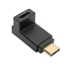 Tripp Eaton Tripp Lite Series adaptador convertidor USB-C a USB Type-C en ángulo recto M/H 10Gbps 3A - adaptador USB - 24 pines USB-C (M)