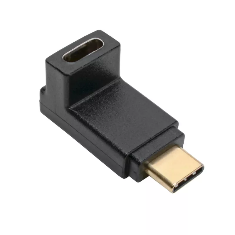 Tripp Eaton Tripp Lite Series adaptador convertidor USB-C a USB Type-C en ángulo recto M/H 10Gbps 3A - adaptador USB - 24 pines USB-C (M)